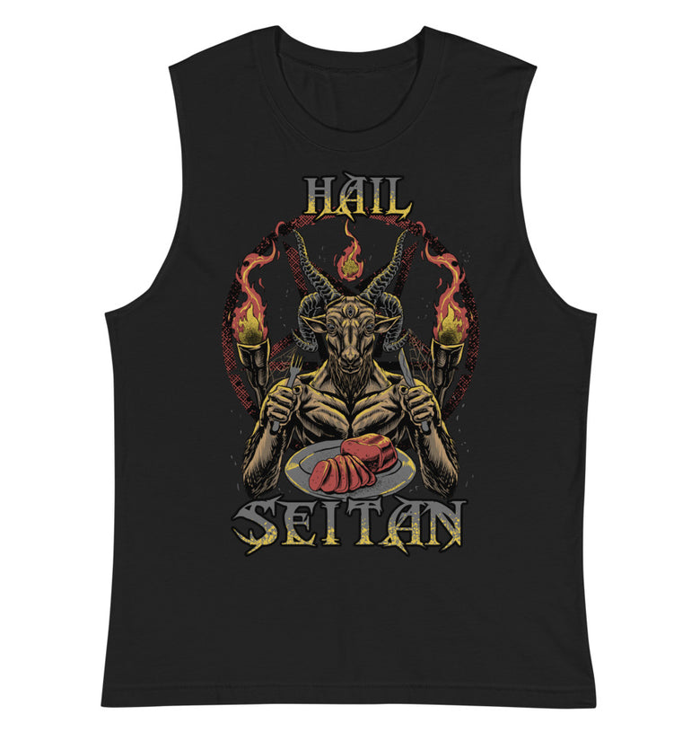 Hail Seitan - Muscle Shirt
